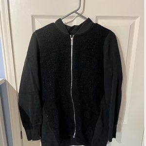 lululemon stand out sherpa jacket - black